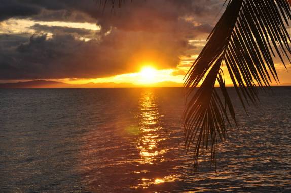 Magnífico pôr-do-sol na Isla Ometepe, no Lago de Nicarágua